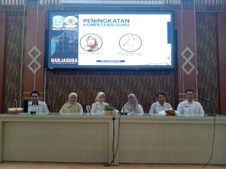 SMAN 8 Malang Gelar House Training Peningkatan Kompetensi Guru untuk Membangun Lingkungan Belajar yang Aman dan Berkarakter